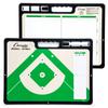 Champion Sports XL Dry Erase Board for Coaching Baseball - Whiteboards for Strategizing, Techniques, Plays - 2-Sided Game Boards with Handle - Front Side Full Feild - Backside 2-Team Lineup view 1