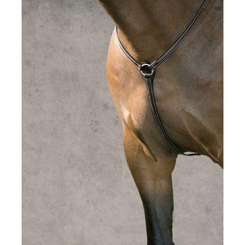 DS - Hunter Breastplate, Color: Medium Brown, Size: Horse