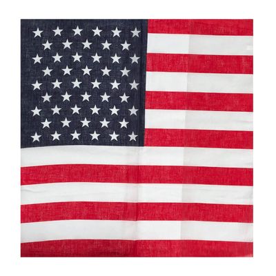 COUVER Washable & Reusable Multi-Purpose Bandana Head Wrap Face Mask Multi-Packs, USA Flag, 12 Pieces