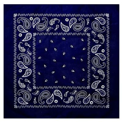 COUVER Washable & Reusable Multi-Purpose Bandana Head Wrap Face Mask Multi-Packs, Navy, 12 Pieces