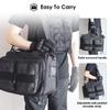 ProCase Tactical Gun Range Bag, Deluxe Pistol Shooting Range Duffle Bag Large Handguns Magazine Ammo Gear Accessories Pouch for Hunting Shooting Range Sport -Black view 2