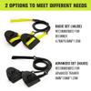 Dryland Powercord with Paddles,Swimming Arm Strength Trainer, Professional Freestyle Swimming Resistance Exercise Bands Set view 3