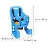 BESPORTBLE 1pc Safety Seat Quick Release Seat Children Bike Seat Back Seat Chair Large Baby view 2
