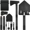 iunio Survival Shovel Multitool with Axe, Camping Shovel Hatchet, Tactical Shovel, Folding with Carrying Bag for Camping, Hiking, Backpacking, Entrenching, Car Emergency view 1