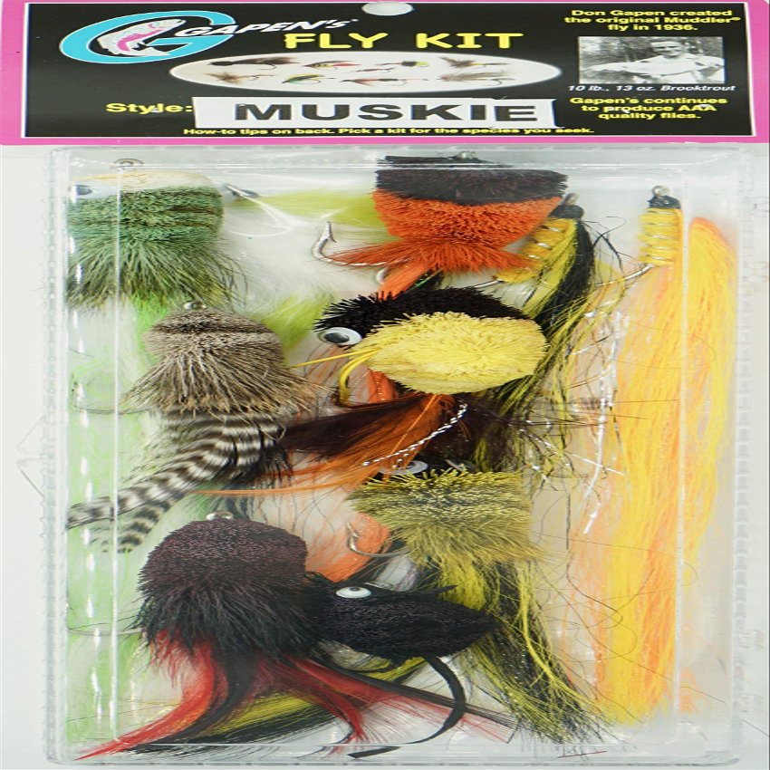 Gapen's Muskie Fly 12 Piece Kit