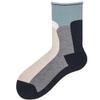 Rolled Socks Mid Tube Socks Contrast Color Loose Socks Casual Men And Women Socks-Cyan Magnetic_One Size view 2