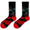 Socks Ladies Tide Socks Mid-Length Socks Couple Socks Men Socks Personality Cotton Socks-Green Snake_One Size view 1