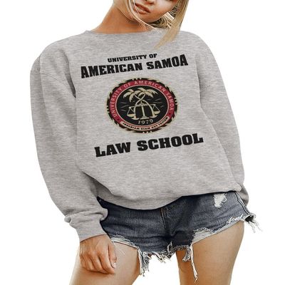 TeesAndTankYou University of American Samoa Law School Sweatshirt Unisex Medium Grey