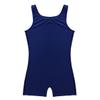 Oyolan Mens One-Piece Wrestling Singlet Bodysuit Sport Leotard Athletic Underwear Gymnastics Biketard Navy Blue X-Large view 4