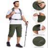 MAGCOMSEN Men's Capri Pants 3/4 Shorts: Green, Athletic, Hiking, Running, Workout, Fishing, Tactical, Casual, Green view 4