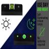 XS SIGHTS R3D Tritium Night Sight Green for Taurus G2C, G2 PT III, G2C Millennium G2, G2S, & G3; Front and Rear Glow in The Dark Tritium view 4