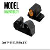 XS SIGHTS R3D Tritium Night Sight Orange for Canik TP9 SF, SFX, SF Elite, & SC (Will Not fit The SFX Rival Series or Mete Series), Front and Rear Glow in The Dark Tritium for Tactical Applications view 2
