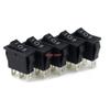 IndustrialField 5 pcs KCD3 ON-OFF-ON black 3Position Boat Rocker Switch black x AC 15A 250V /20A 125V 3 Pin SPDT view 1