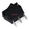 IndustrialField 5 pcs KCD3 ON-OFF-ON black 3Position Boat Rocker Switch black x AC 15A 250V /20A 125V 3 Pin SPDT view 3