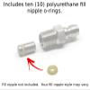 Captain O-Ring  (10 Pack) Replacement Paintball Fill Nipple O-Rings (90 Durometer Polyurethane) view 2