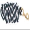 8' Braided Derby Lead Rope (Hunter Green/White) view 1