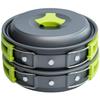 MalloMe Camping Cookware Mess Kit for Backpacking Gear  Camping Cooking Set - Camping's Pots and Pans Set - Backpacking Stove/Portable Stove Compatible - Camp Kitchen Equipment Accessories 3L Pot view 1