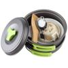 MalloMe Camping Cookware Mess Kit for Backpacking Gear  Camping Cooking Set - Camping's Pots and Pans Set - Backpacking Stove/Portable Stove Compatible - Camp Kitchen Equipment Accessories 3L Pot view 3