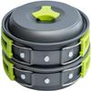 MalloMe Camping Cookware Mess Kit for Backpacking Gear  Camping Cooking Set - Camping's Pots and Pans Set - Backpacking Stove/Portable Stove Compatible - Camp Kitchen Equipment Accessories 2L Pot view 1