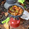 MalloMe Camping Cookware Mess Kit for Backpacking Gear  Camping Cooking Set - Camping's Pots and Pans Set - Backpacking Stove/Portable Stove Compatible - Camp Kitchen Equipment Accessories 2L Pot view 4