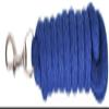 8' Braided Cotton Lead Rope (Black)