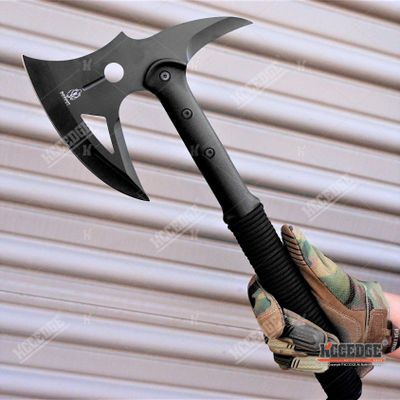KCCEDGE BEST CUTLERY SOURCE Axe Hatchet Tactical Axe Survival Axe Hunting Knife 17 Inch Razor Sharp Edge Camping Accessories Camping Gear Survival Kit Survival Gear Tactical Gear 77763