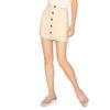Sanctuary Womens Trail Blazer Linen Button Front Cargo Skirt Beige XXL view 1