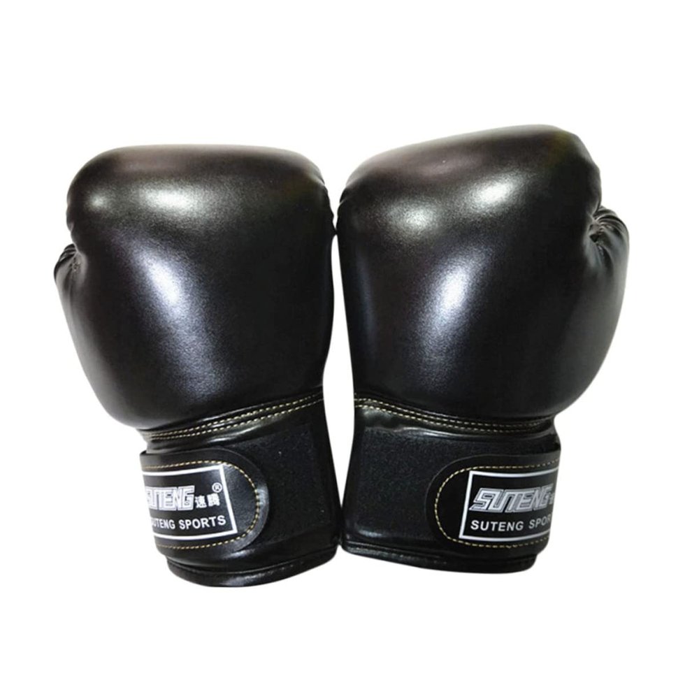 Boxing Gloves for Kids 6oz Children Black Training Sparring Gloves Boys Punching Kids Mittens Gloves Pu Boxing Gloves for Children Beginners