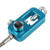 IORMAN DIN Valve Scuba Adapter 4500psi High Pressure PCP Paintball HPA Tank Fill Station (Stainless Steel Braided-Blue) view 3