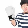 Garneck Kids Boxing Gloves Training Gloves Training Mitts PU Leather Sponge Filled for and Youth White view 4