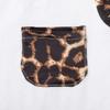 Kid Baby Girls Summer Shorts Set Leopard T-Shirt Top Drawstring Shorts 2Pcs Tracksuit Clothes Set 6M-6Y (White, 1-2Y) view 4