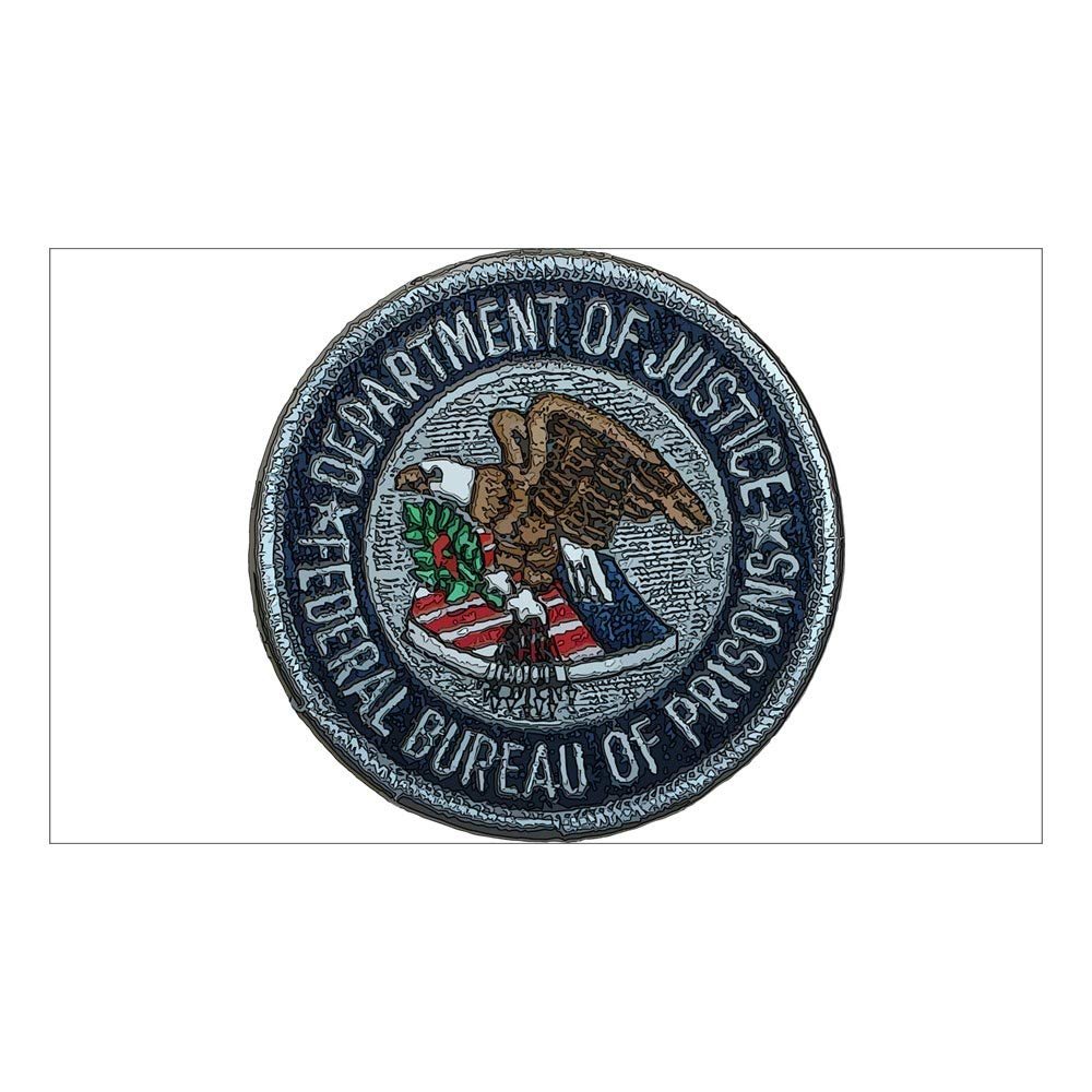 CNW Studio Doj Fbp Patch Square Decal Vinyl Bumper Sticker 5"