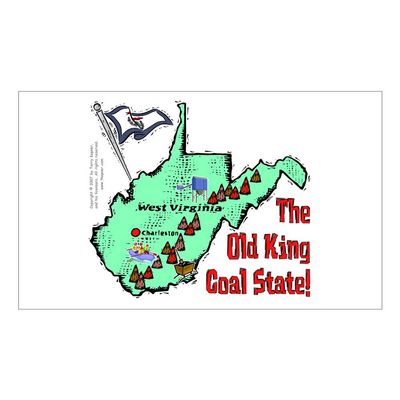 CNW Studio Wv-Coal! Decal Vinyl Bumper Sticker 5"