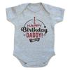 G-Amber Happy Birthday Daddy I Love You Baby Boys Girls Romper Bodysuit Infant Funny Jumpsuit Outfit(0-3M) view 1