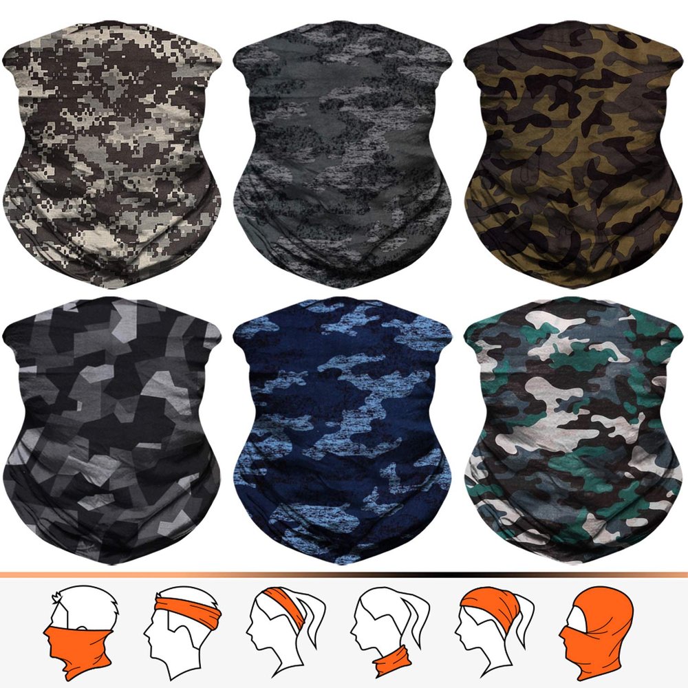 JOEYOUNG Headwear, Bandana, Neck Gaiter Head Wrap Headband Balaclava Magic Scarf