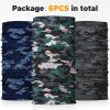 JOEYOUNG Headwear, Bandana, Neck Gaiter Head Wrap Headband Balaclava Magic Scarf view 3