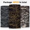 JOEYOUNG Headwear, Bandana, Neck Gaiter Head Wrap Headband Balaclava Magic Scarf view 4