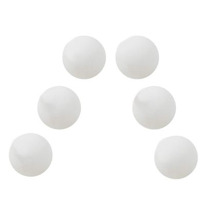 Akozon Table Tennis Balls 60PCS 40mm 1.6inch Standard ABS Practice Training Exercise Balls (White)