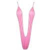 Oyolan Womens One-Piece Sling Shot G-String Thong Monokini Micro Bikini Teddy Bodysuit Swimsuit Bathing Suit Pink One_Size view 4