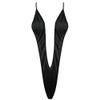 Oyolan Womens One-Piece Sling Shot G-String Thong Monokini Micro Bikini Teddy Bodysuit Swimsuit Bathing Suit Black One_Size view 1