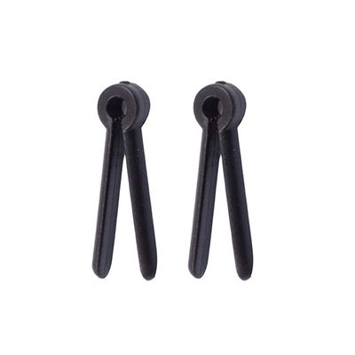 Garneck 2pcs Peep Sight Archery Accessory Bow Tube Silicon Tubing Install Peep Sight Arrow Peephole Holder (Black)
