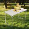 H&B Luxuries Portable Height Adjustable Aluminum Folding Camping Table with Carry Handle FT-ACFT1 view 2