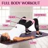 Gymbee Resistance Bands for Working Out - Exercise Bands to Workout Glutes, Thighs & Legs - No Slip Cloth Booty Band for Gym & Home Fitness, Yoga, Strength & Pilates for Men/Women - 3 Levels view 4