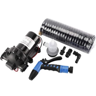 YaeMarine Boat Wash Down Pump 12V 5.0GPM 70 PSI Washdown Deck Wash Pump Kit 12 V Self-Priming Water Pressure Pump