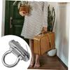 Twist Lock Suitcase Replacable Mortise Lock Handbag Suitcase Purse (Silver) view 3