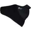 Winter's Edge Unisex Fleece Neck Warmer & Face Mask Combo (Black/X-Small) view 1