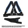 Sled Harness Tire Pulling Harness with Resistance Band, Adjustable Nylon Strength Training Strap for Speed Agility Workouts Football Training view 2