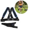 Sled Harness Tire Pulling Harness with Resistance Band, Adjustable Nylon Strength Training Strap for Speed Agility Workouts Football Training view 4