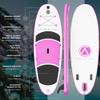 Crew Axel Inflatable Paddle Board 10336 Extra Wide & Lightweight (18lb) Paddle Board  Premium SUP Set Includes 2 Bags, Floating Paddle, Camera Mount, 3 Fins, Dual Pump, Kids Adults Pink view 2