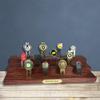 Golf Divot Tool Step Display | Cherry Finish | Solid Hardwood | Measures 14" W x 6" D x 2.25" H view 2